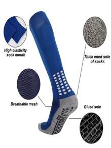 Mine Craft 1 Pair Of Youth Team Sports Socks, Children's Football Socks, Anti Slip Sports Socks, Suitable For Teenagers For Training And Outdoor Activities, Wear-Resistant, Suitable For Boys And Girls Aged 8-12 Nick 90s