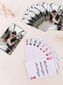 Bộ 54 lá bài Sổ Lưu Niệm Tùy Chỉnh, Sổ Lưu Niệm Thay Thế Cho Khách Mời Đám Cưới, Sổ Ký Tên Đám Cưới, Thiệp Tiệc Đính Hôn, Quà Cưới Cá Nhân Hóa, Bài Chơi In Ảnh Và Văn Bản Tùy Chỉnh, Đáng Yêu, Đầy Màu Sắc, Cá Nhân Hóa, Độc Đáo - Món Quà Lý Tưởng Cho Bạn Bè, Con Trai, Con Gái, Học Sinh, Nhân Viên, Trường Học, Văn Phòng Tại Nhà, Đa Chức Năng, Cho Ngày Valentine, Ngày của Cha, Lễ Tốt Nghiệp, Đám Cưới, Tân Gia, Không Gian Ấm Áp, Trang Trí Mùa Thu, Tình Yêu Vĩnh Cửu - Nhiều màu - Xem 5