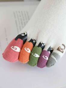 Calcetines de mujer y niña personalizados con dedos separados, calcetines para zuecos, calcetines con estampado de animales, calcetines de estilo, calcetines deportivos, calcetines de longitud media, calcetines suaves de mujer, calcetines de tela de mujer, calcetines lindos, calcetines de niña, calcetines holgados, calcetines de moda