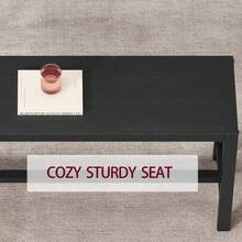 Juego de mesa de comedor para 4 personas, mesa de cocina con bancos para espacios pequeños, apartamento
