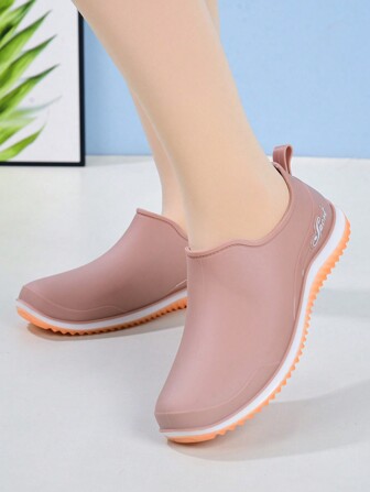 1 Pair Women's Lightweight Spring/Autumn Water Shoes, Easy To Wear For Kitchen, Laundry, And Gardening