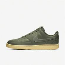 Nike 耐克男士 Court Vision LO 低帮运动鞋 - 沼澤暮光黃-橡皮淺褐色-紅杉綠 - 查看 2