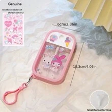 Sanrio 1pc Sanrio Cute Card-Shaped Spray Bottle Fragrance And Sanitizer Portable Fine Mist Sprayer For Travel Makeup Water And Refilling Home Bathroom Decor Summer Back To School