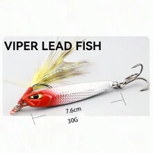 Metal Spoon Fishing Lure For Distant Long-Range Casting & Hooking Largemouth Bass, Suitable For Freshwater Vibration Bait - Multicolor - View 18