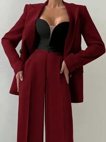1件装女士性感吊带弹力腰修身吊带背心，优雅通勤，适合情人节、圣诞节和新年派对等场合，休闲黑色夏季款 - 黑色 - 查看 2
