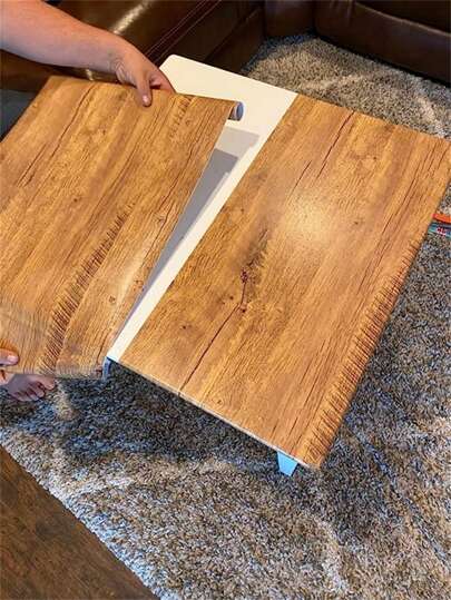 Roll 80cm Width Wood Grain PVC Wallpaper Door Wardrobe Cupboard Tafel Furniture Waterproof Self Adhesive Stickers Home Film Birthday Graduation Wand Paper Room Sticker Kitchen view 4