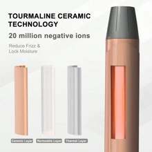Thirtek 1 1/2 Inch Large Curling Iron With 1.5 Inch Ceramic Tourmaline Barrel, 15 Digital Heat Settings (180°F-450°F) For Fast, Long-Lasting, Smooth Salon Finish, 60-Min Auto Shut-Off, Dual Voltage