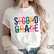 Second Grade Teacher Shirt, 2nd Grade Second Grade Team, Back To Schoo, Elementary Teacher, Second Grade Crew, Teacher Appreciation