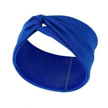 Europa und USA Mode breite Kante Stirnband verknotetes Kreuz Stirnband zweifarbiges Stirnband Krone Haarschmuck, Turban Stirnband, Schweißband