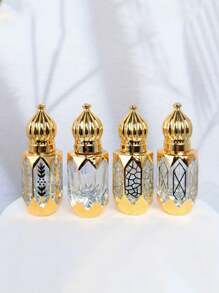 6ml Portable Luxury Glass Perfume Bottle, Suitable For Packing Essential Oils, Perfumes, Eye Creams, Lip Glosses, Travel, Festivals, Parties, Birthdays, Valentine's Day Gifts
