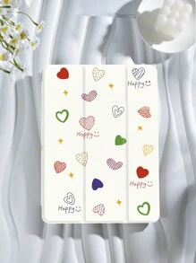 Heart Tablet Protective Case,Compatible With IPad 9.7/10.2/10.5/10.9/12.9/Pro 11, 10th Gen,Compatible With Samsung Galaxy Tab S6 Lite 10.4 Inch,Compatible With Tab,Soft Anti-Fall Protection,Smart Stand/Automatic Wake Up/Sleep