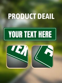 1pc Custom Vintage Street Signs, Customized Signs Outdoor Metal, Custom Street Sign, Create A Sign Customizable, Make Your Own Sign Custom, Summer Holiday