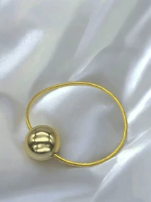 Ligas para el cabello elásticas con bolas de plata súper brillantes y doradas, scrunchies minimalistas de alta gama para coleta, scrunchies elegantes personalizados y simples, accesorios de cabello de alta elasticidad para el baño, accesorios para festivales, accesorios de otoño e invierno