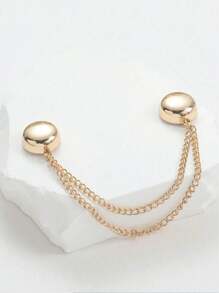 2pcs Seamless Metal Clips, Suitable For Pant Hems And Bucket Hat Edges - Easy Installation, Secure Fit, Multiple Colors Available - Multicolor - View 6