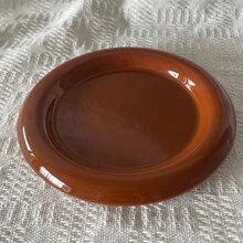 Plato redondo de cerámica de 6 pulgadas, de estilo, color blanco, vajilla elegante, apta para postre, pasta, desayuno en cafeterías y uso doméstico