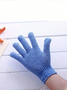 20 stuks/verpakking dubbelzijdige exfoliërende badhandschoenen, middelgrote scrubhandschoenen voor lichaamsexfoliatie, spa, massage