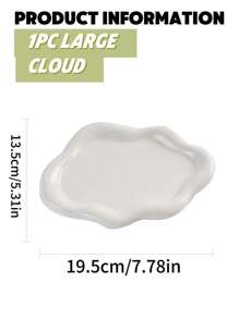 2pcs Flower & Cloud Patterned Nail Art Rhinestone Jewelry Storage Tray, Creative Kitchen Decoration Tray For Jewelry, Necklace, Earring, Bracelet Storage Gifts For Women