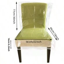 1/2/4pcs Clear Plastic Chair Covers With White Trim, Waterproof Kitchen Protective Chair Slipcover, Suitable For Party/Anti-Dust/Anti-Fouling, Applicable To Kitchen, Office, Living Room, Home Decor