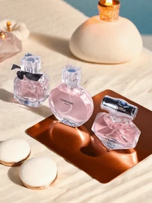 Set de perfumes eau de toilette natural fresca y duradera set de tres piezas Caja De Regalo Perfumes De Flores De Boutique Juego e 3 Perfumes DeFragmento Floral De Madera Para Mujer con sabor a flores y frutas Perfume Fragancia Larga Duracion Alta Larga Duración para novios y novias, regalos de cumpleaños, Día de San Valentín, Navidad(Notas altas: bergamota/mandarina/pera/flor de naranja, notas medias: lirio/ylang-ylang/jazmín, notas base: ámbar gris/sándalo/limón/vainilla) - Fresco - Ver 3