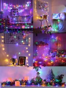 20/40/80 LED 仙女灯，稳定和闪烁的萤火虫灯，情人节浪漫装饰灯，由 3 节 AA 电池供电（不包括在内），便携，适用于户外露营、野餐、音乐节、婚礼、花园和室内装饰