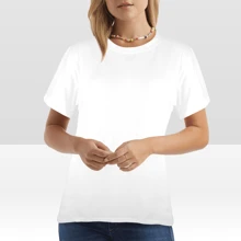 Happy St. Patrick's Day, Nurse Women's Single Side Printed Short Sleeve T-Shirt Round Neck Summer Fashion Solid Basic T-Shirt Tops Casual Summer Shirts - White - View 5