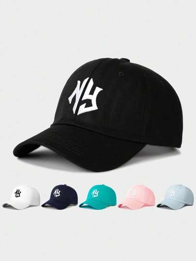 男士户外刺绣纽约棒球帽，可调节防晒休闲帽，适合春季、秋季、旅行、海滩、度假，Y2K风格，男士礼物