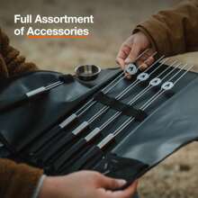 Mesa XL, 7 Inch Tabletop Fire Pit With Stand - Smokeless, Stainless Steel Fire Pit For Camping, Outdoor & Patio- Wood Burning Or Pellet Fueled Portable Bonfire, 2.3lbs,