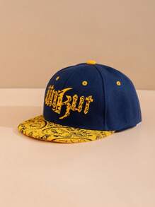 1pc Children Fashionable Casual Baseball Cap, Versatile And Comfortable Hip-Hop Flat Brim Hat, Sun-Shading Breathable Baby Hat, Suitable For Daily Outings, Sports, Gatherings, Also Great As Birthday, Holiday Gift Or Self-Reward - Multicolor - View 11