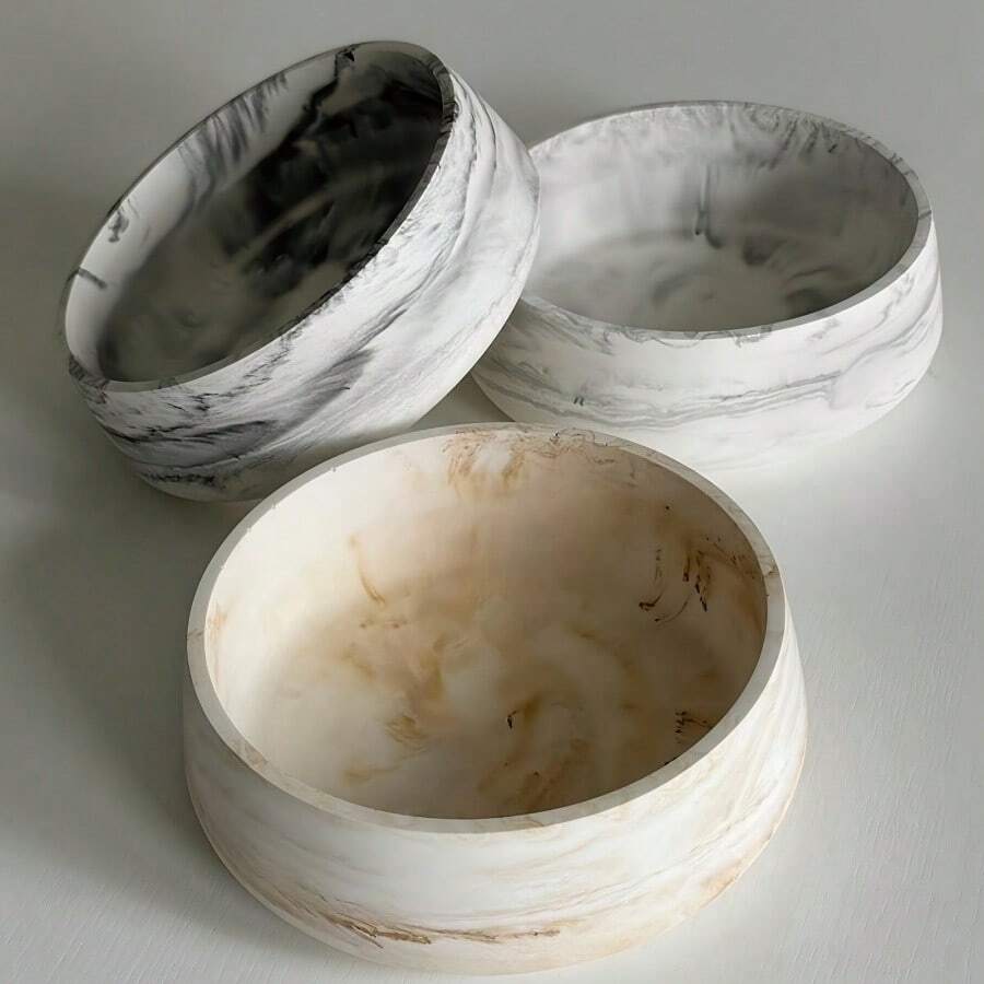 1pc Multifunctional Round Silicone Storage Bowl Mold For DIY