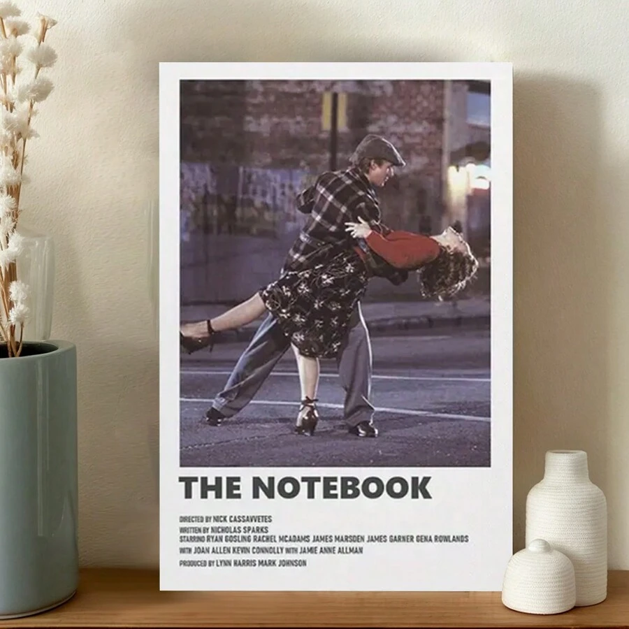 The Notebook Movie Poster, Canvas Print Wall Art, Aesthetic Film Poster, Ideal Office, Bedroom, Living Room, Corridor, And Dormitory Decor - 1pc Gifts - Multicolor - View 1