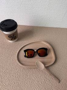 1 par de gafas ultraligeras para niños, cómodas para niños y niñas, adecuadas para toma de fotos, de uso fashionable para fiestas/viajes/deportes, con montura cuadrada