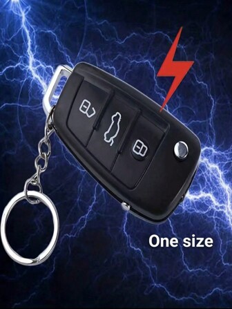 1pc Electric Shock Toy Car Key Prank Toy Gag Fake Shocking Key