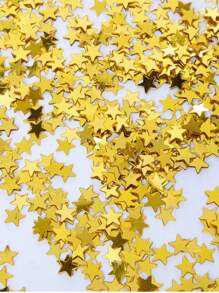 3000 pezzi Coriandoli a forma di stella glitterati, dorati, metallici, per decorazioni di matrimoni, compleanni, baby shower, festival, feste, forniture per feste