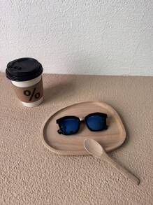 1 par de gafas ultraligeras para niños, cómodas para niños y niñas, adecuadas para toma de fotos, de uso fashionable para fiestas/viajes/deportes, con montura cuadrada