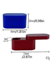 Spersonalizowana tradycyjna ręcznie robiona fajka do palenia tytoniu, składana metalowa retro kompaktowa mini zdrowa fajka do palenia