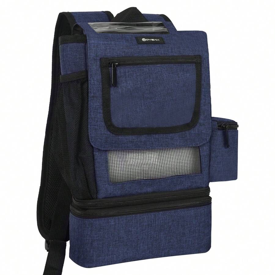 MOYEAH Portable Oxygen Concentrators Backpack Compatible With Inogen One G3 & G5, Inogen Rove 6, Lightweight Carrying Bag - Black - View 1