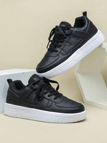 Zapatos planos negros, informales, livianos y cómodos, zapatos unisex para ir y venir, caminar, hacer ejercicio y viajar, con punta redonda, suela baja, color block, de uso múltiple, como regalo de vacaciones, tenis para mujeres