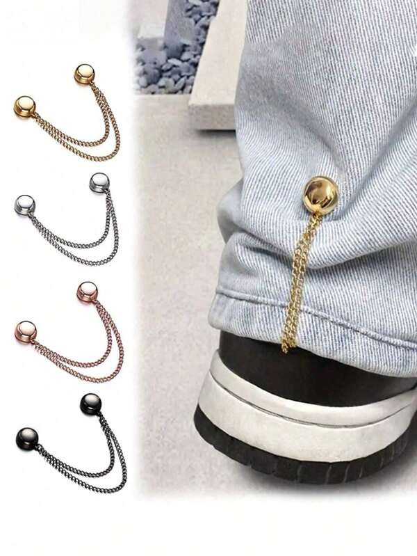 Seamless No-Slip Metal Clips For Hemming Pants & Bucket Hats - Easy Install, Secure Fit, Multi-Color Options