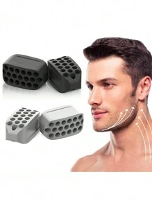 6pcs Face Muscle Trainer, Jawline & Double Chin Exerciser, Jaw Line Workout, Double Chin Fat Burner,Beauty,Skin Care Products,Spa,Self Care,Skin Care Tools,Face Care,Esthetician Supplies,Massage,Face Massage Tool,Face Roller - Multicolor - View 5