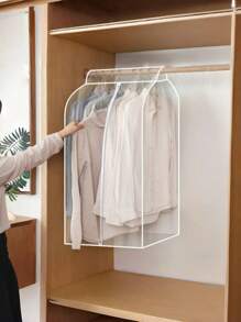 1 pezzo Sacchetti trasparenti per indumenti con cerniera, borse portatili per riporre abiti, cappotti, completi, vestiti | Conservazione degli indumenti nell'armadio di casa e nel dormitorio, borse per riporre indumenti appesi, organizer portatile per camera da letto, armadio, casa, dormitorio, accessori per la casa ideali, necessità per il dormitorio, abiti invernali da donna, abiti eleganti da donna, camicie bianche da donna, abiti primaverili da donna, abbigliamento primaverile da donna, abiti estivi - stileA - Visualizzare 7