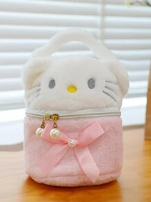 Sanrio 1 pezzo Borsa a tracolla carina da donna, borse a mano con motivi Hello Kuromi, Hello Kitty, MyMelody, Cinnamoroll, borse a cartoni animati, regali di Natale e Capodanno