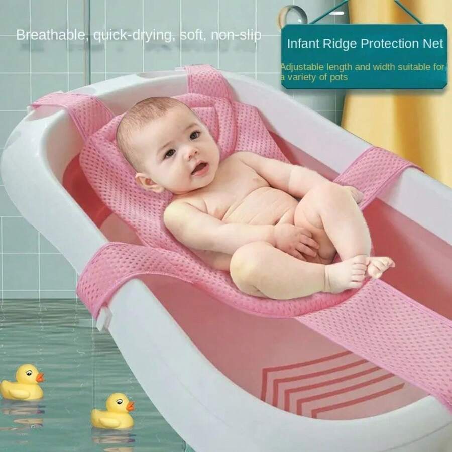Alfombrilla De Soporte Para Asiento De Baño De Bebé Ajustable