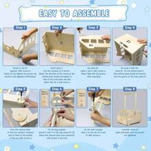 5pcs/1pc Wooden Youngsters Shower Gift,Unfinished Clothes Storage Basket For Youngsters,Baby Shower Basket ,Personalized New Baby Clothes Shower Wood Boxes Basket,Wooden Baby Shower Crate Closet, Baby Storage Crate With Handle, Basket For Baby Shower Gifts, Welcome Gift Basket For Newborn Boys Girls, Pregnancy Gifts For New Parents