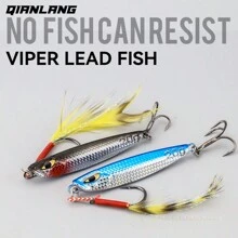 Metal Spoon Fishing Lure For Distant Long-Range Casting & Hooking Largemouth Bass, Suitable For Freshwater Vibration Bait - Multicolor - View 1