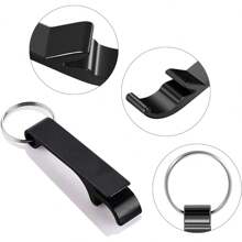 1PC/2PCS Bottle Openers Keychain Bottle Opener Mini Bottle Opener Perfect For Parties Bars And Family Gatherings Suitable For Gift For Boyfriend Gift For Husband., For Outdoor, Camping, Gift For Father - Multicolor - View 4
