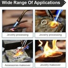 Welding Torch Kit - Multifunctional Mini Oxygen Welding Gun With 5 Nozzle Tips - Adjustable Flame Handheld Blowpipe - Oxygen Welding Gun - View 6