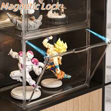 Lifevilion 3Pcs Clear Display Case Dustproof Storage Bins Containers Organizer Bag Show Box For Figures/Toys/Collectibles/Car Model - 無色 - 查看 5