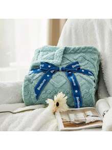 Luxury Faux Rabbit Fur Shawl Blanket - Soft, Warm And Cozy For Sofa, Bed, Office And Traveling Outdoors - Multifunctional Gift For All Seasons Suitable For All Kinds Of Festivals