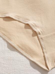 4pcs/Set Cotton Low Waist Women's Briefs, Comfortable & Soft, Everyday Underwear, Spring/Summer - Multicolor - View 6