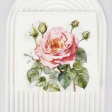 20pcs/40pcs/100pcs Floral Napkins Spring Disposable Paper Napkins Vintage Rose Floral Cocktail Napkins Decoration For Birthday Garden Spring Tea Party Supplies - Multicolor - View 9